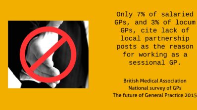 GP Partnerships snubbed by sessional GPs